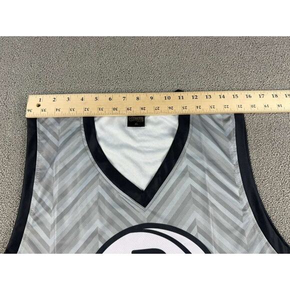 Brooklyn Nets Basketball Jersey Coyote Promotions Men L Front Print Gray - Picture 6 of 9
